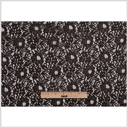Dusty Brown Re-Embroidered Lace - Full