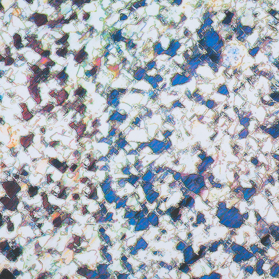 Blue Granite Digitally Printed Neoprene/Scuba Knit