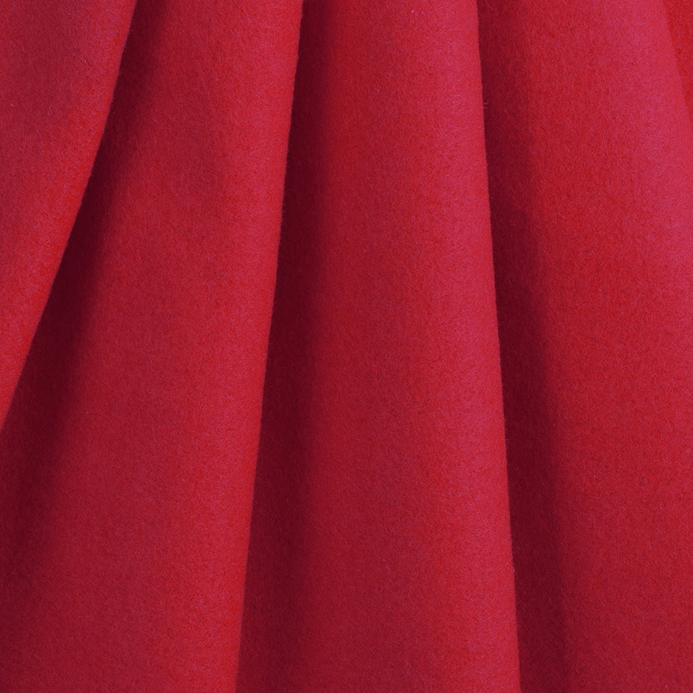 Ralph Lauren American Made Red Cotton Knit Fleece - Folded