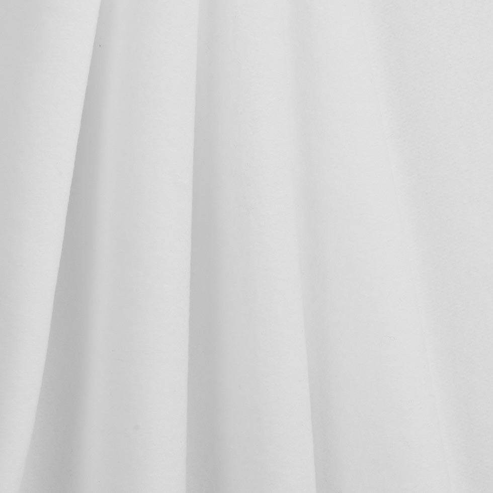 Ralph Lauren American Made Pure White Cotton Knit Fleece Detail