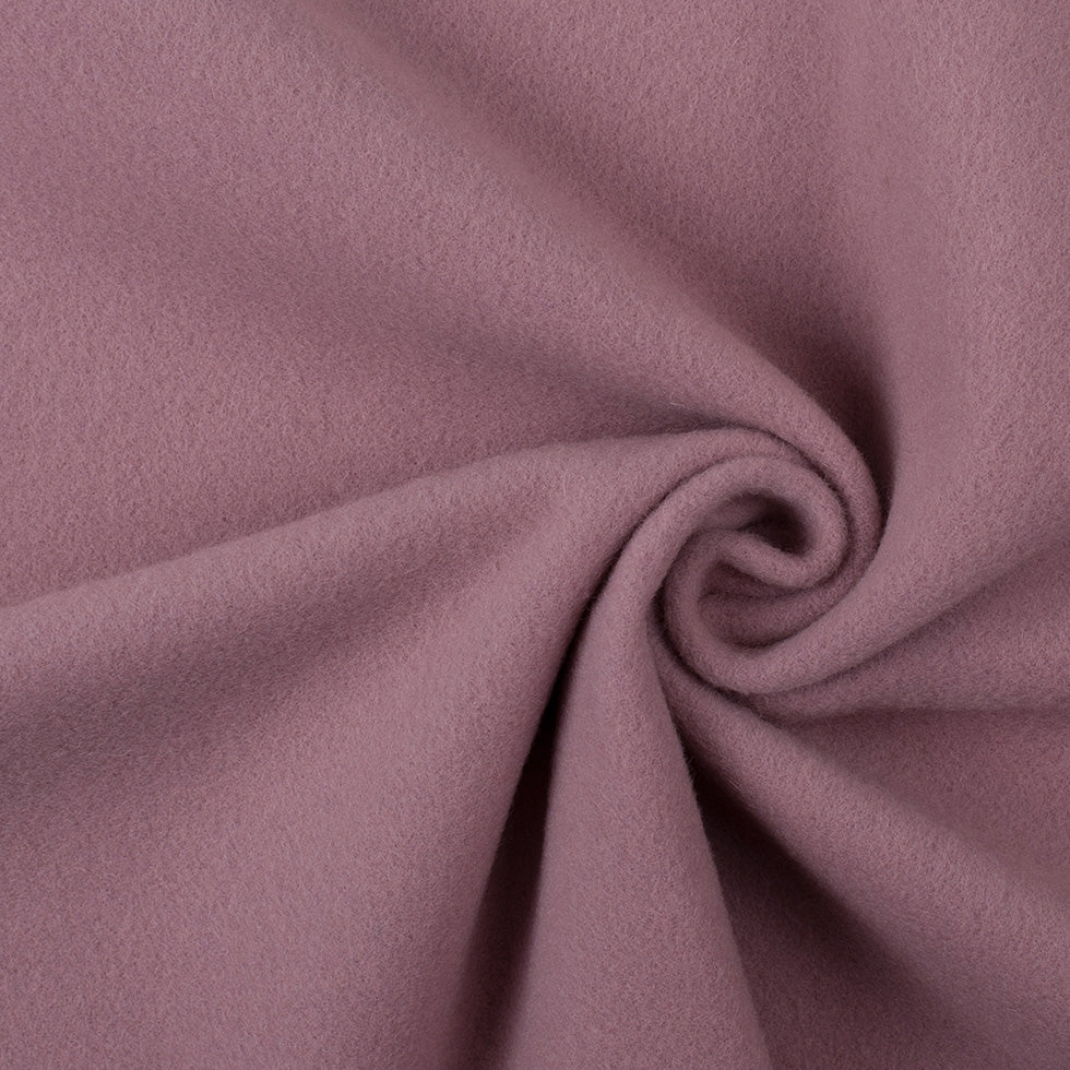 Wool and Cashmere Coating Made in Italy - Dusty Rose - Alberini Collection