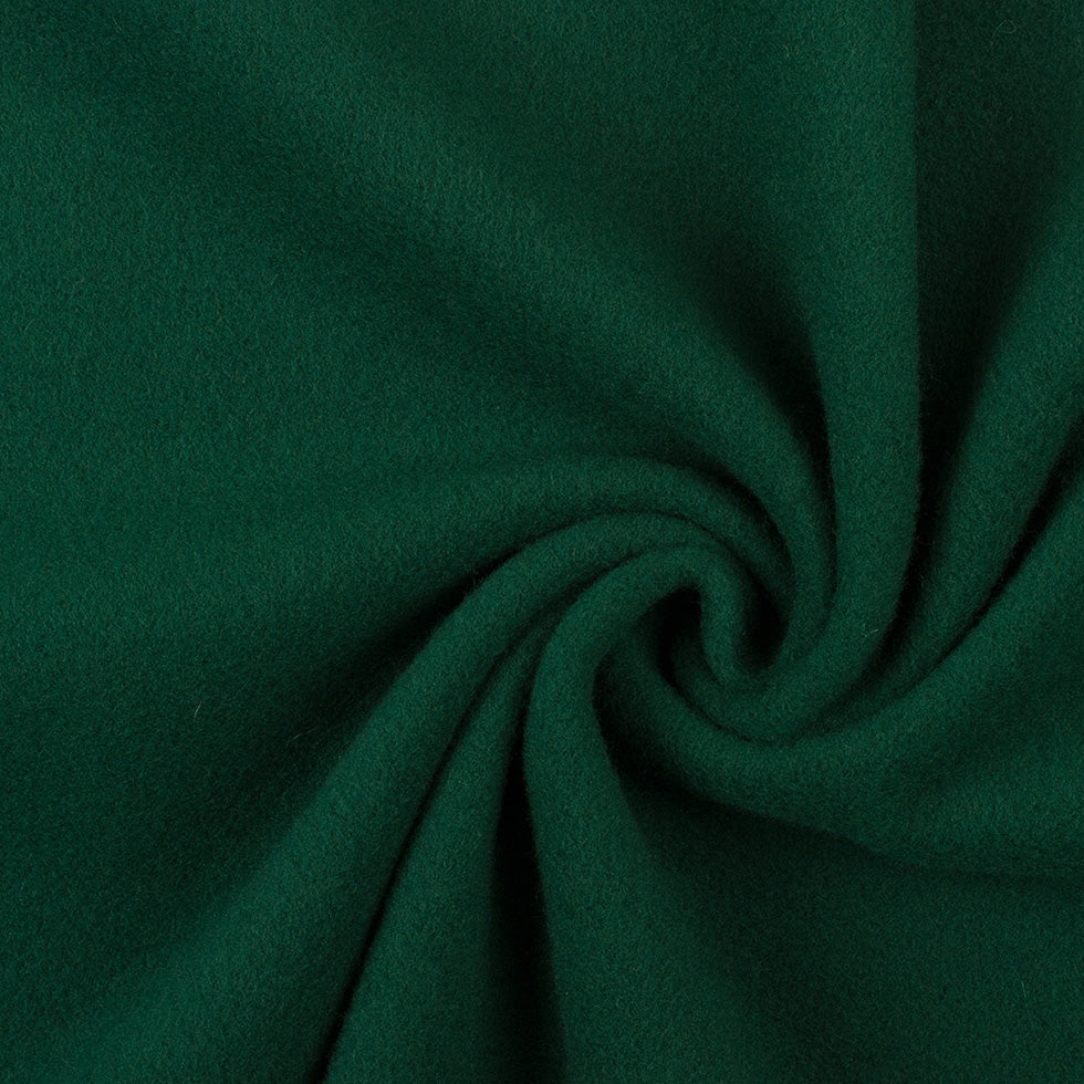 Wool and Cashmere Coating Made in Italy - Green - Alberini Collection