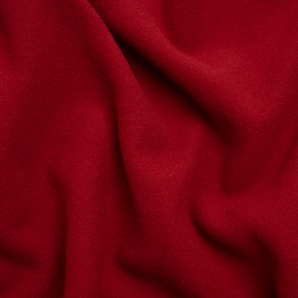 Wool and Cashmere Coating Made in Italy - Red - Alberini Collection