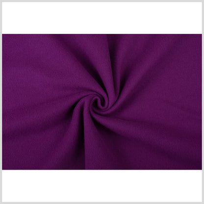 Wool and Cashmere Coating Made in Italy - Purple - Alberini Collection