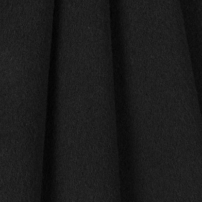 Wool/Cashmere Coating - Black, Made in Italy - Alberini Collection