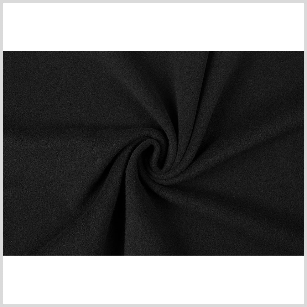 Wool/Cashmere Coating - Black, Made in Italy - Alberini Collection