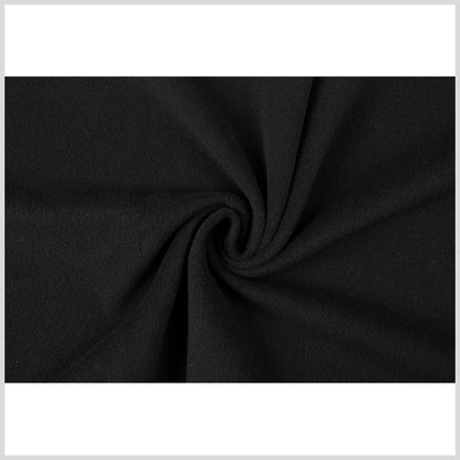 Wool/Cashmere Coating - Black, Made in Italy - Alberini Collection