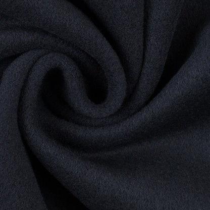 Wool and Cashmere Coating Made in Italy - Navy - Alberini Collection