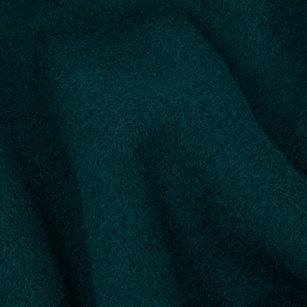 Wool and Cashmere Coating Made in Italy - Ocean Blue - Alberini Collection