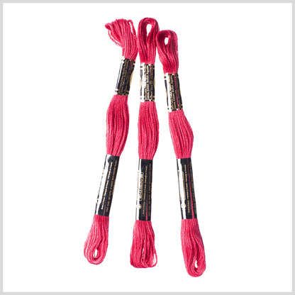 3-Pack DMC Size 6 Embroidery Floss #304 Medium Christmas Red