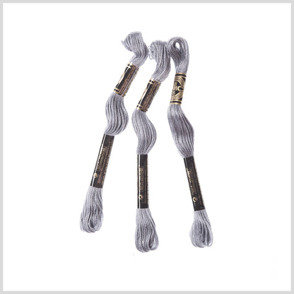 3-Pack DMC Size 6 Embroidery Floss #414 Dark Steel Gray