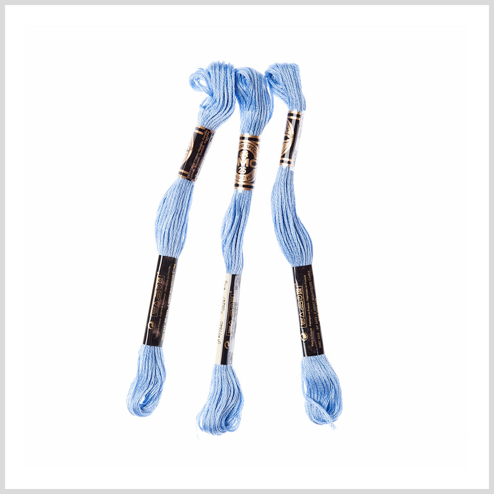 3-Pack DMC Size 6 Embroidery Floss #809 Delft Blue