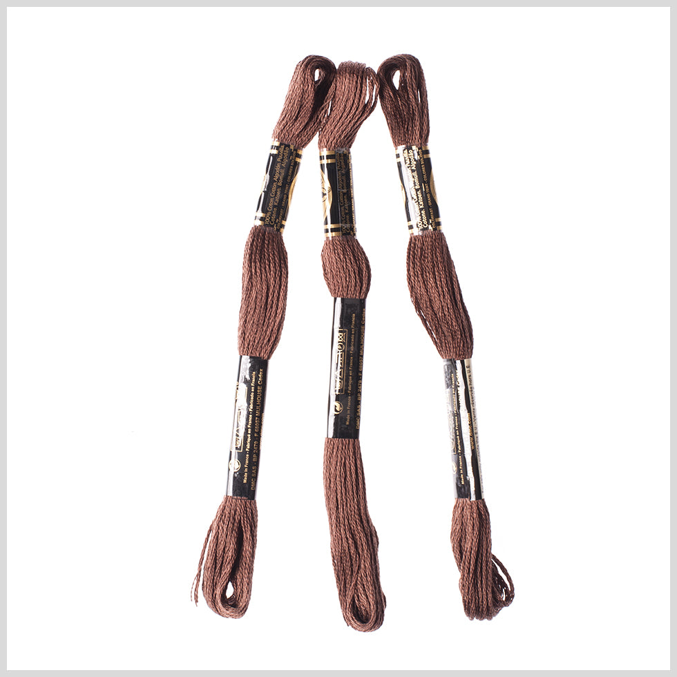 3-Pack DMC Size 6 Embroidery Floss #838 Chestnut