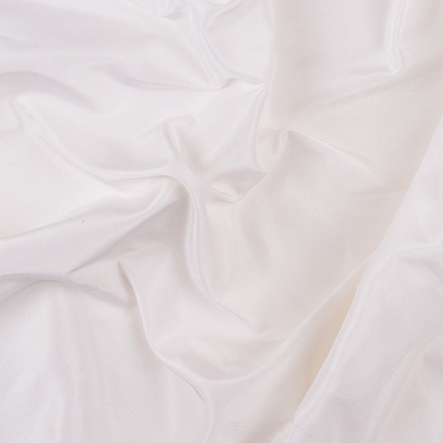 Premier White Heavy 100% Silk Taffeta