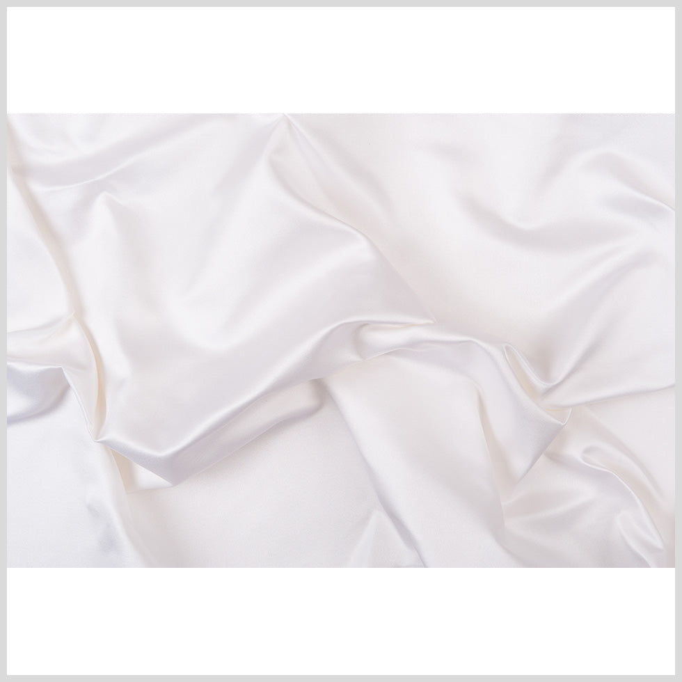 Premier White 100% Silk Double Face Duchesse Satin Folded
