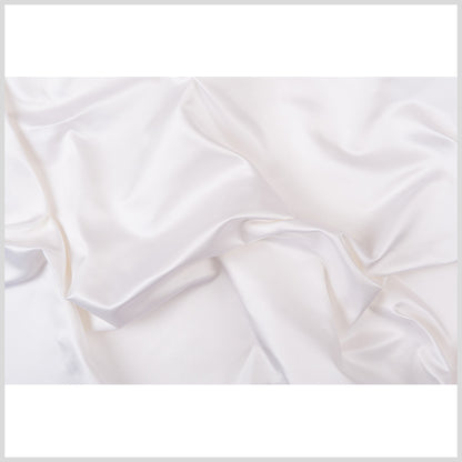Premier White 100% Silk Double Face Duchesse Satin Folded