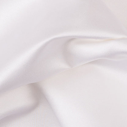 Premier White 100% Silk Double Face Duchesse Satin Full