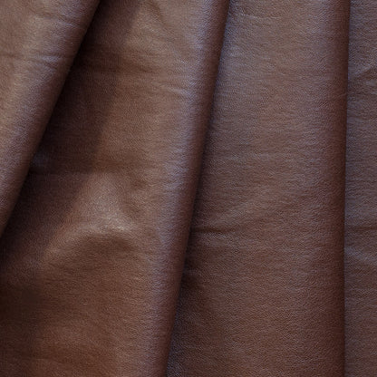 Small Estate Chocolate Stretch Lamb Leather - Folded