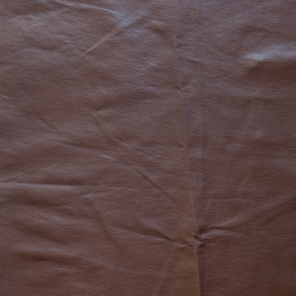 Small Estate Chocolate Stretch Lamb Leather