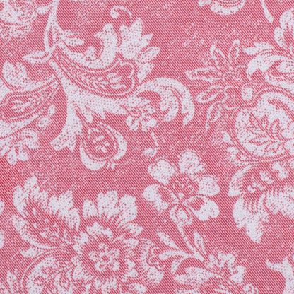 Dusted Brick Aruban Floral Rayon-Polyester Twill - Full