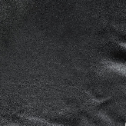 Small Black Pebbled Lamb Leather