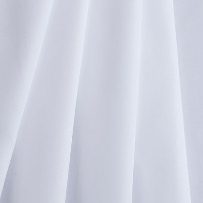 White Pinpoint Oxford Pima Cotton Woven Shirting Folded