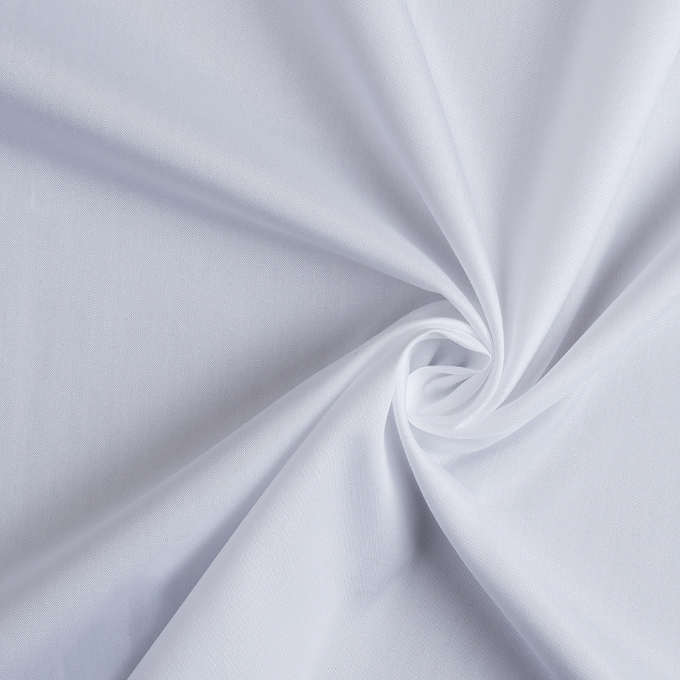 White Pinpoint Oxford Pima Cotton Woven Shirting