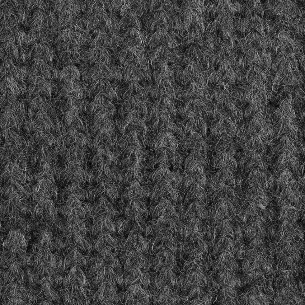 Herno Gray Knit Wool Coating - Detail