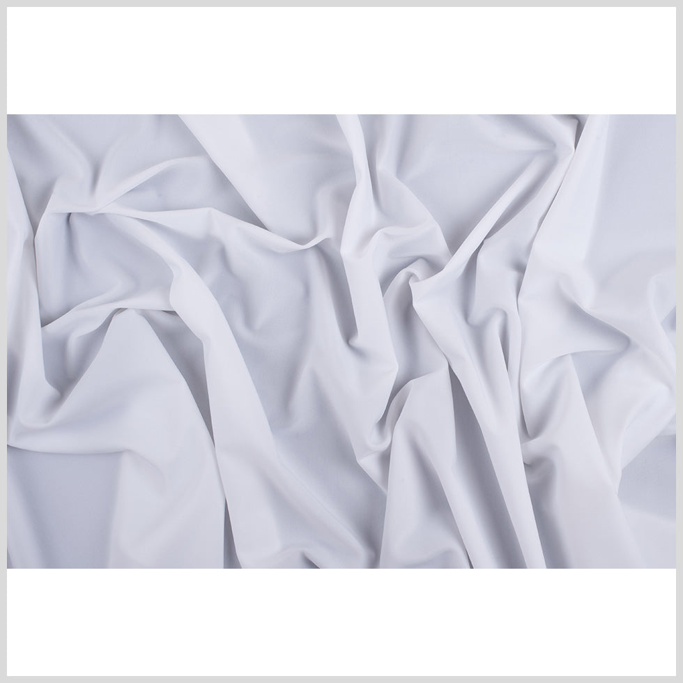 White Max-Dri Wicking Anti-Microbial Performance Spandex - Folded