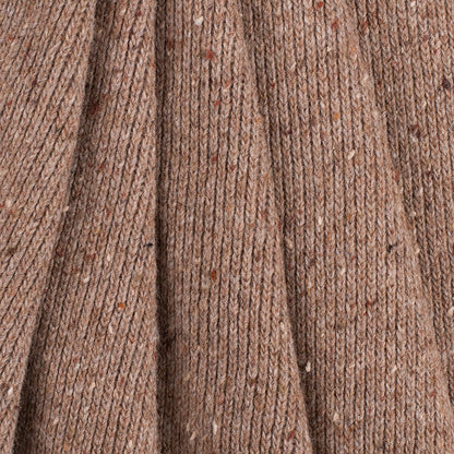 Tan Speckled Blended Wool Knit Folded