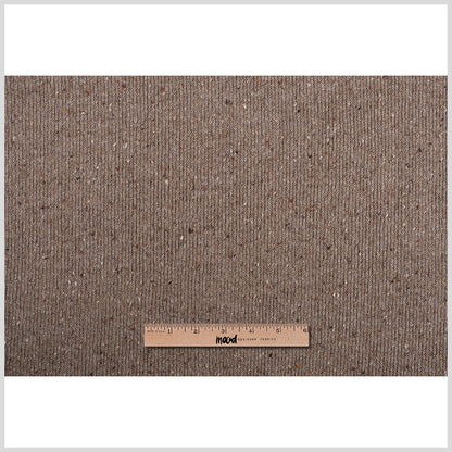 Tan Speckled Blended Wool Knit Full
