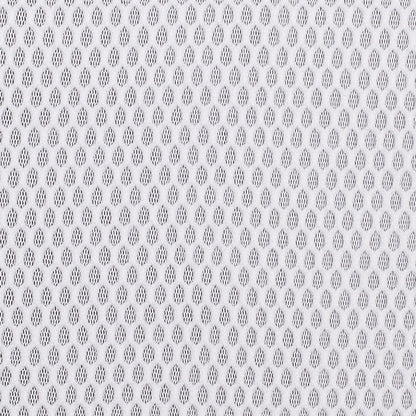 White Birdseye Pique Polyester Mesh - Detail