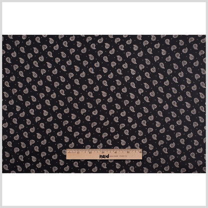 Jason Wu Black/Taupe Paisley Silk Chiffon - Folded