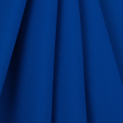 Royal Blue/Aqua Double Faced Stretch Polyester Woven - Folded