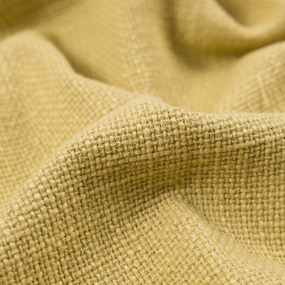 Dusky Citron Textural Cotton Woven - Detail