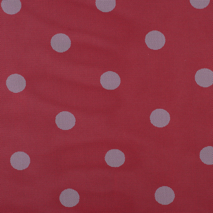 template--26688905969737__main-Red/Light Pink Polka Dot Polyester Mesh