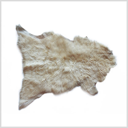 Small Natural Color Goat Fur Full