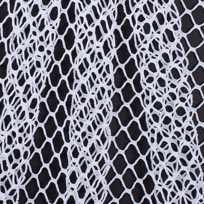 White Polyester Netting Folded
