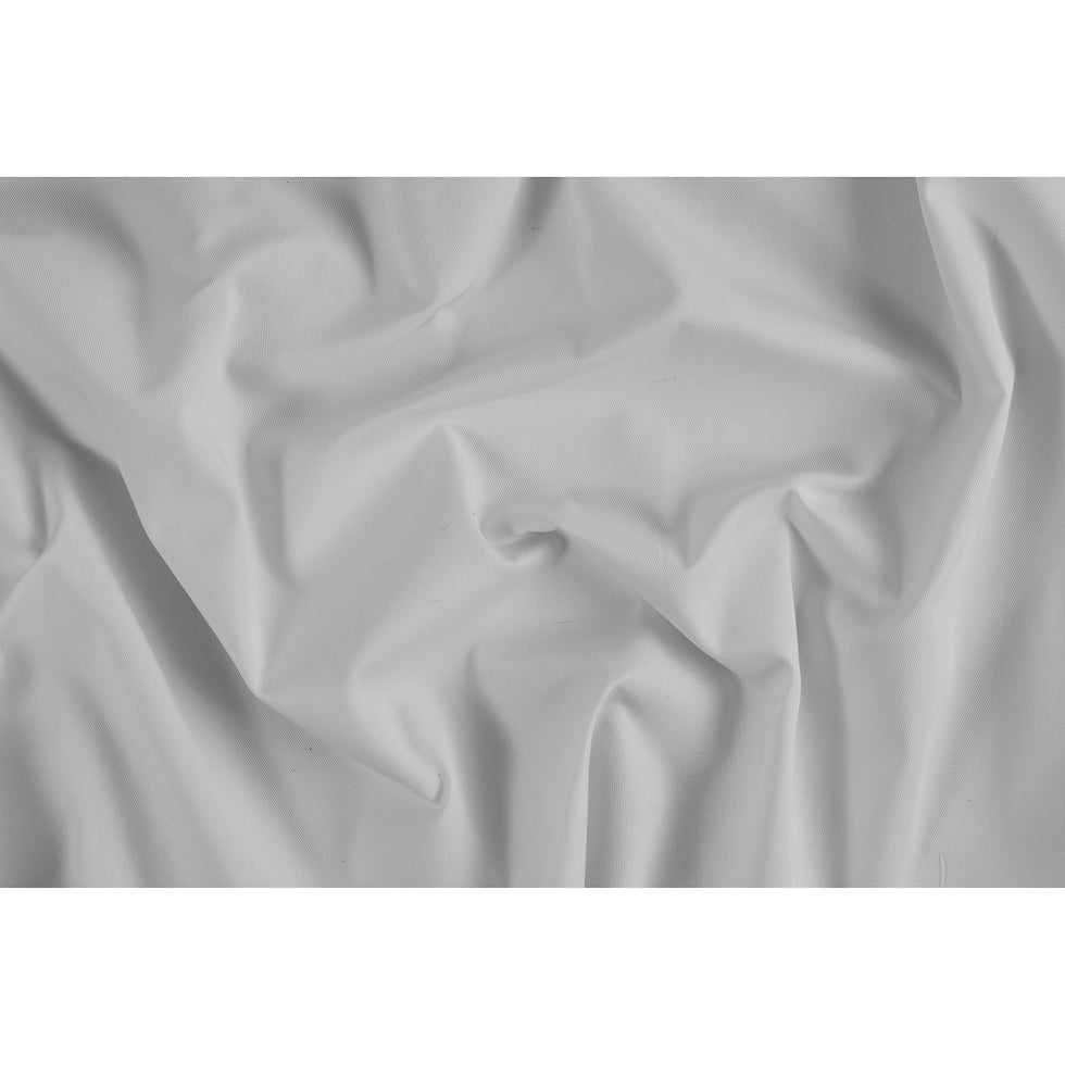 White Eco-Friendly Blended Cotton Twill Full