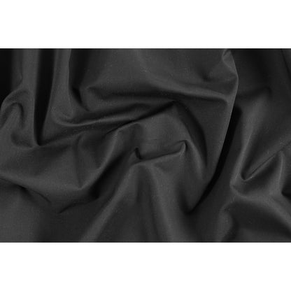 Black Eco-Friendly Blended Cotton Twill Full