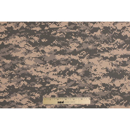 Digital Camo Cotton Ripstop - Army Combat Uniform Folded