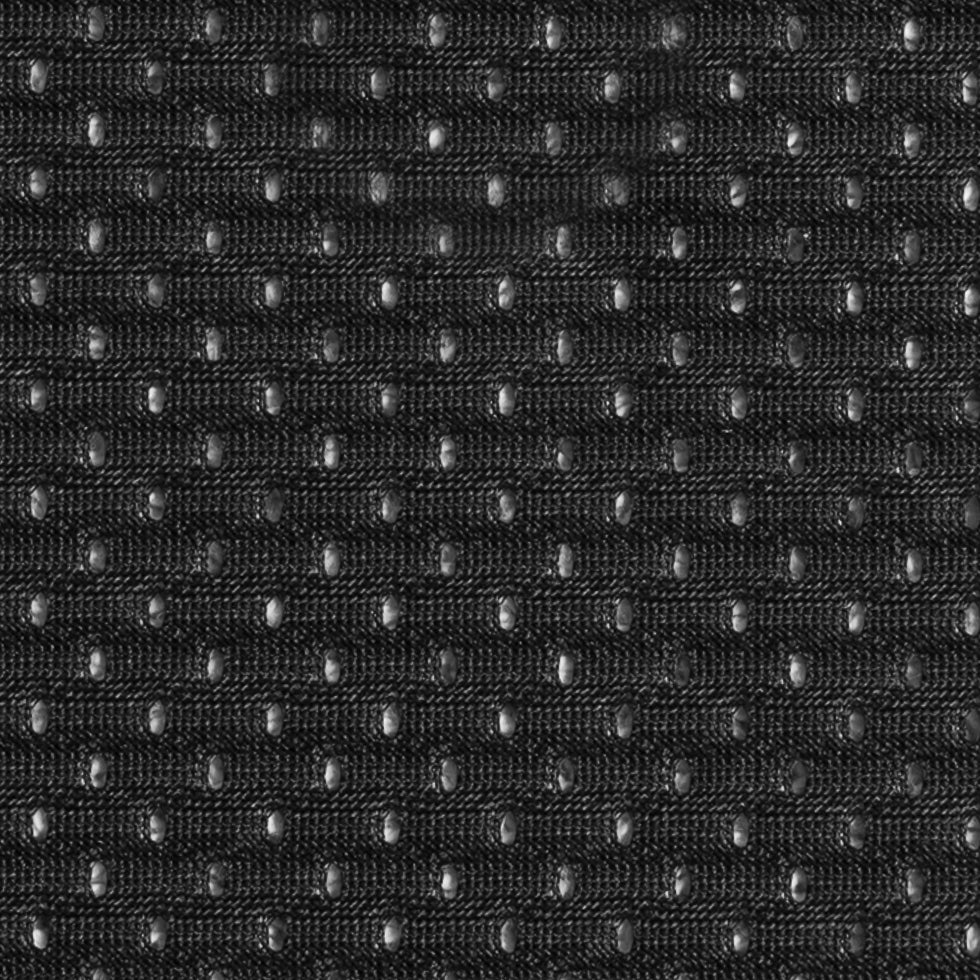Polyester Athletic Mesh - Black 100 Denier Full