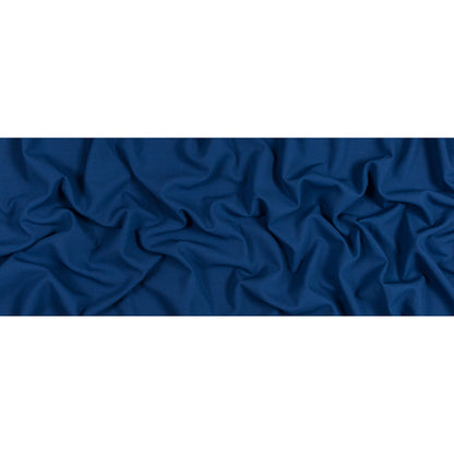 Deep Cobalt Blue Stretch Wool Crepe Full