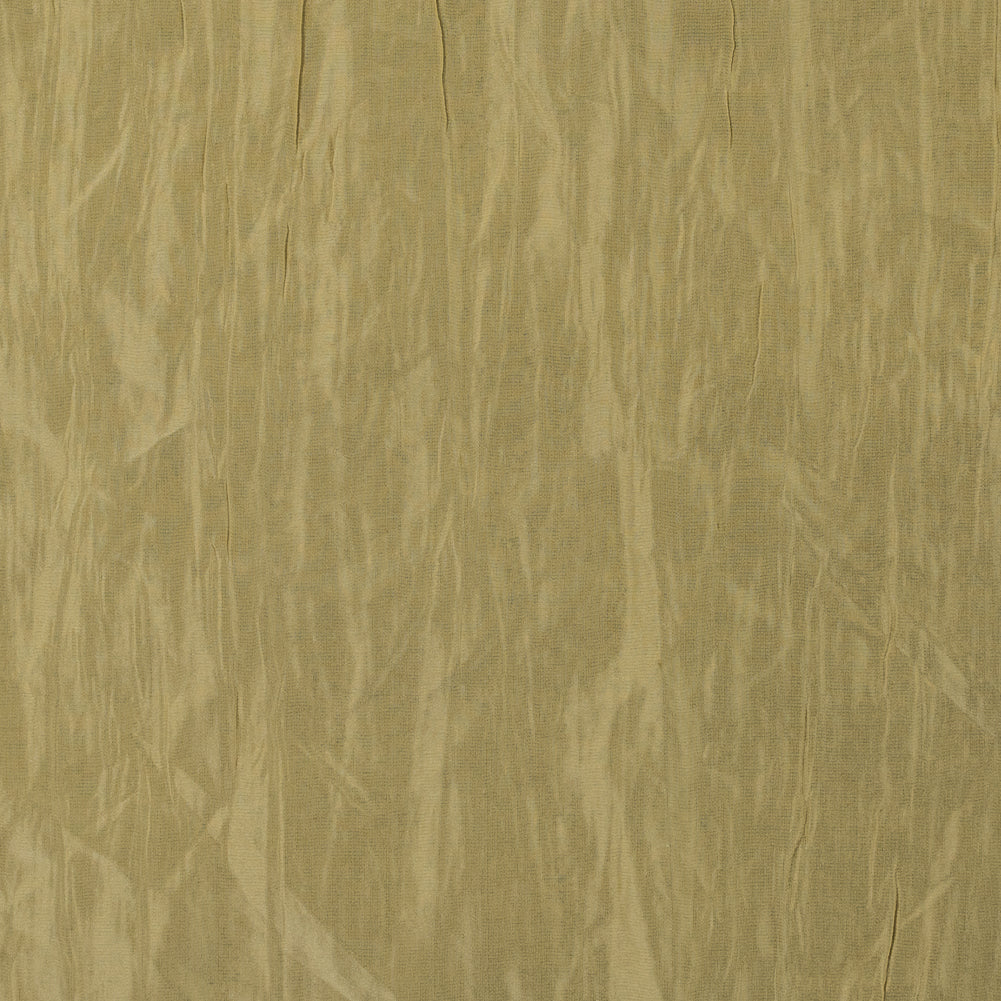 Custard Yellow Wrinkled Luminous Woven