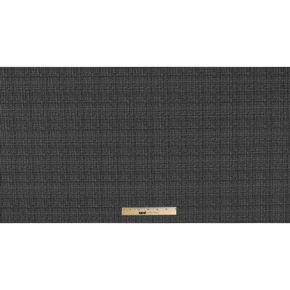 Black and White Spotted Cotton Poplin - Full