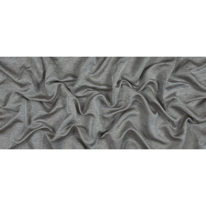 Metallic Silver Striated Woven Full