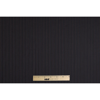 Quality Blue/Orange Pinstriped Super 180 Wool Suiting Full