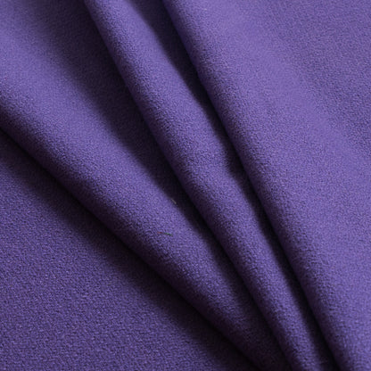 Purple Opulence Loosely Woven Wool Crepe Folded