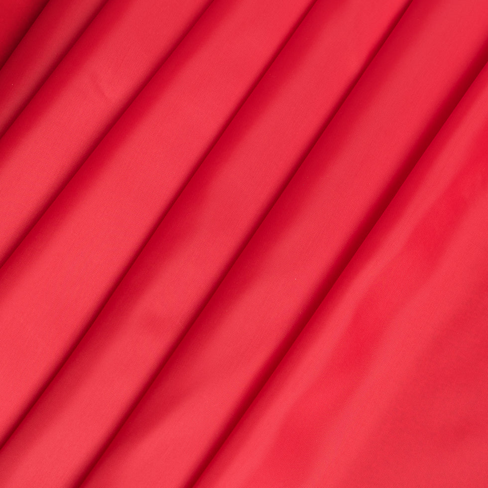 Tartan Red Polyester Lining - Detail