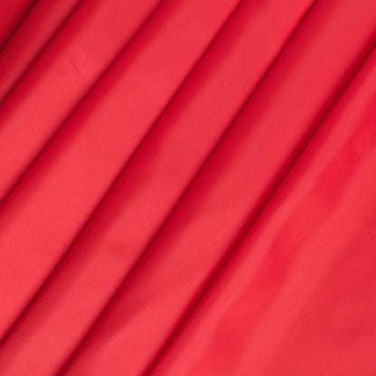 Tartan Red Polyester Lining - Detail